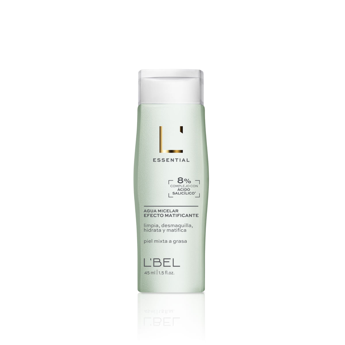 Agua Micelar Efecto Matificante Essential 45 ml.