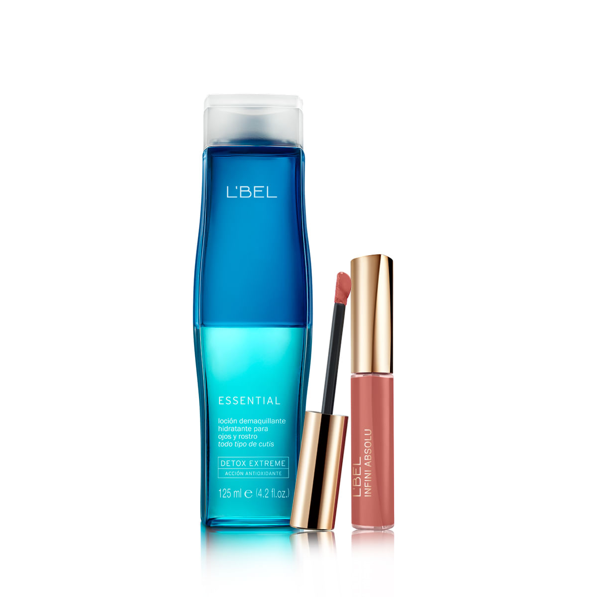 Set Loción Desmaquillante Bifásica + Labial Infini Absolu