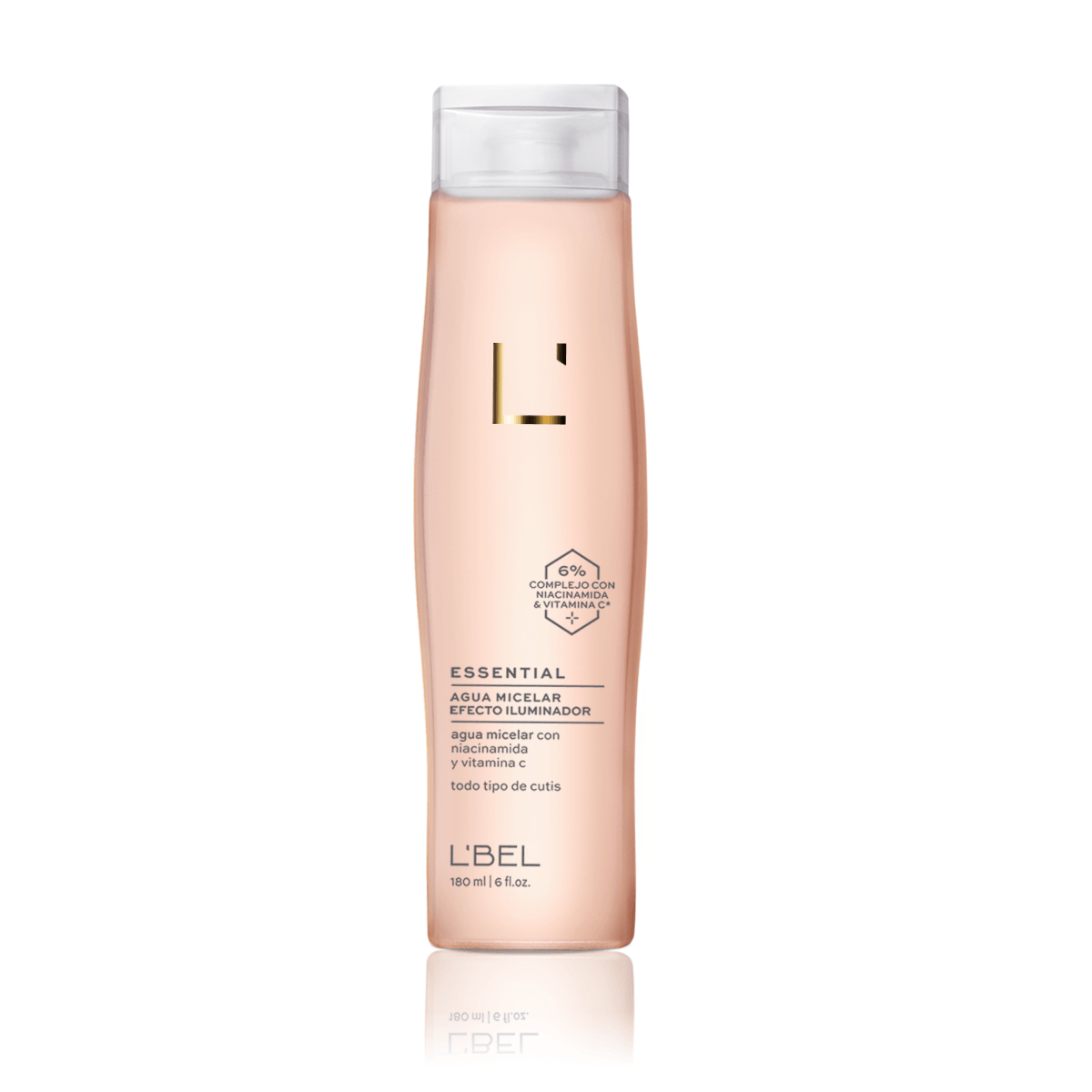 Agua Micelar Desmaquillante Essential con Efecto Iluminador 180ml