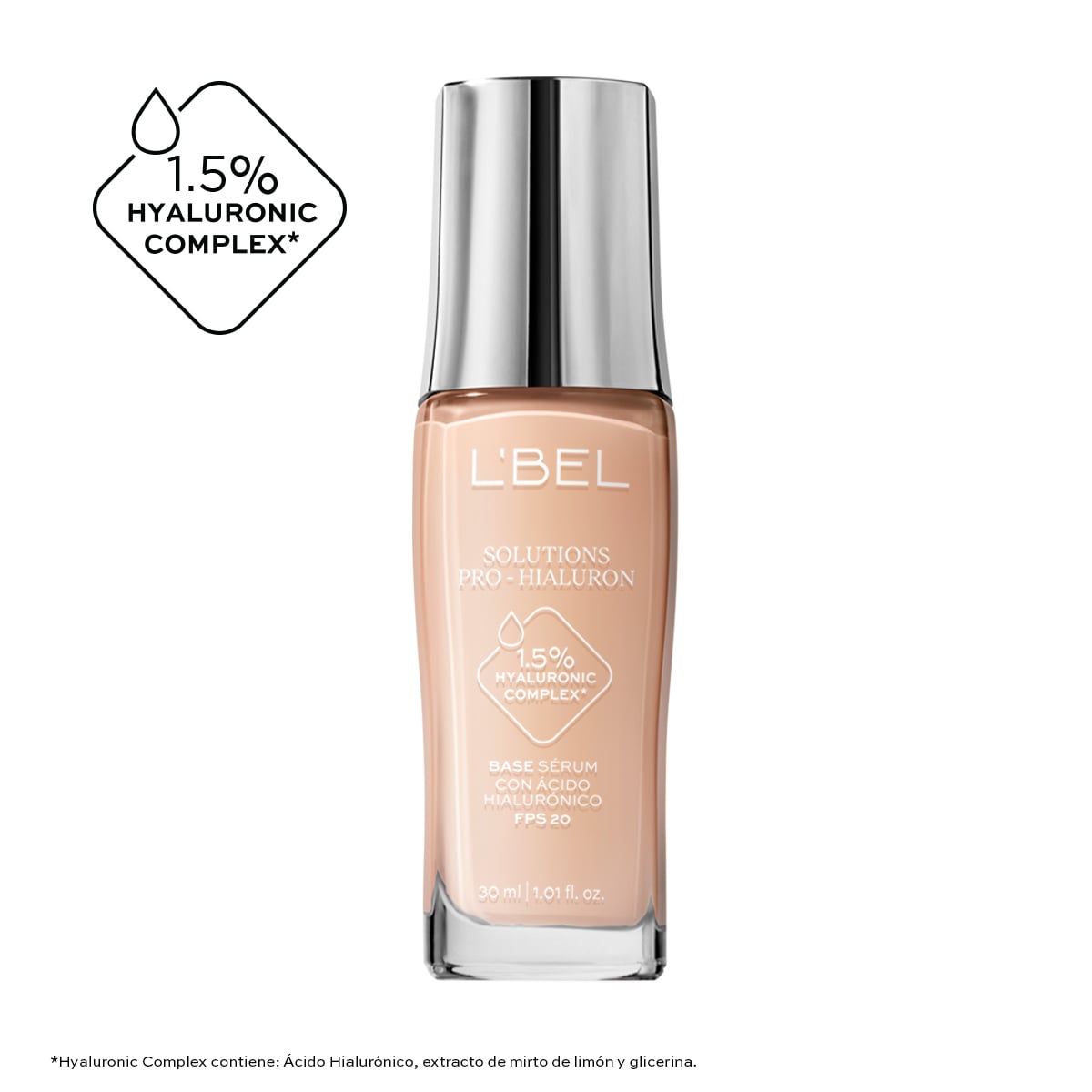 Base de Maquillaje Solutions Pro-Hialuron con Ácido Hialurónico 30ml. · Color: Cremé 110-C
