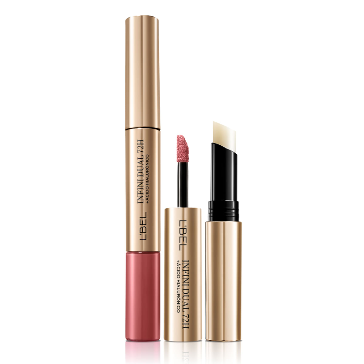 Labial triple poder Infini Dual · Color: Nude Cashmere