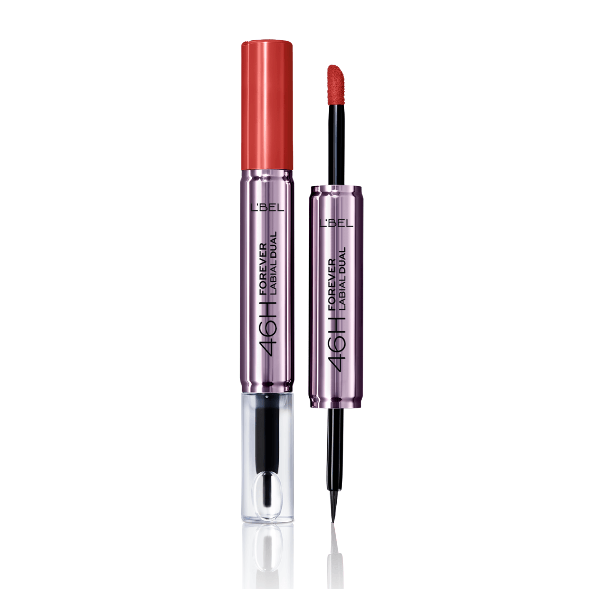 Labial doble uso Forever Dual · Color: Rouge Magique