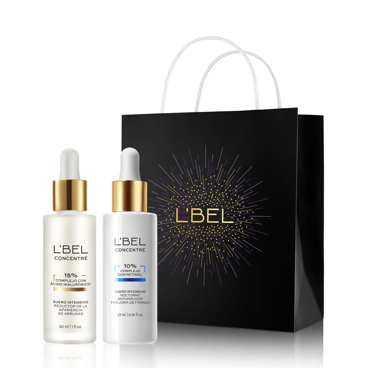 Set Sérums Faciales Concentré Ácido Hialurónico + Retinol
