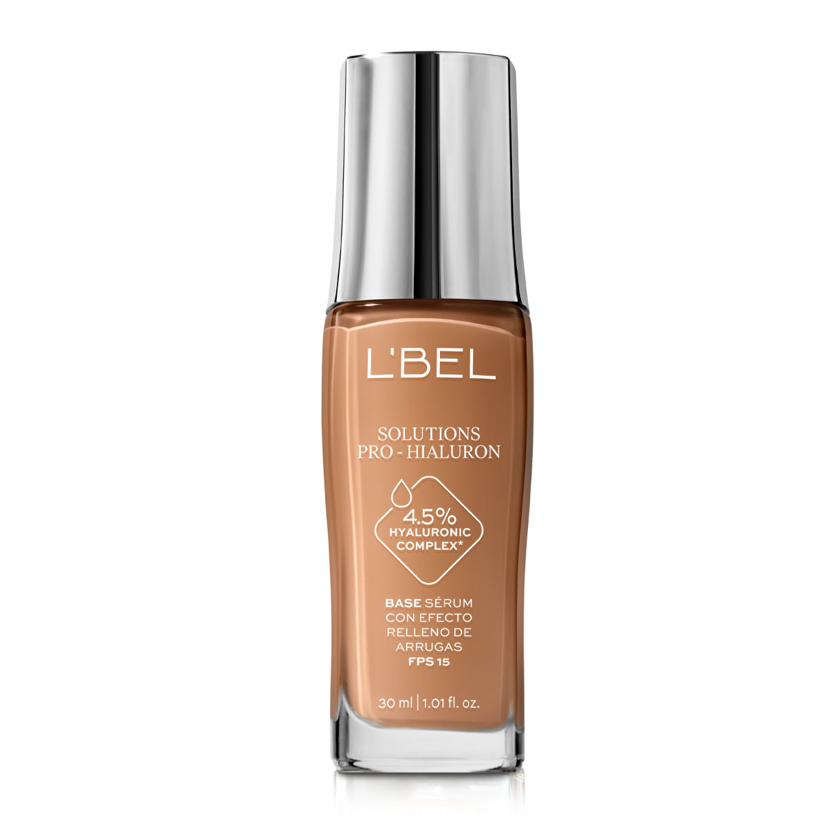 Base serum con ácido hialurónico Solutions Pro-Hialuron 30 ml · Color: Cacao 350-N