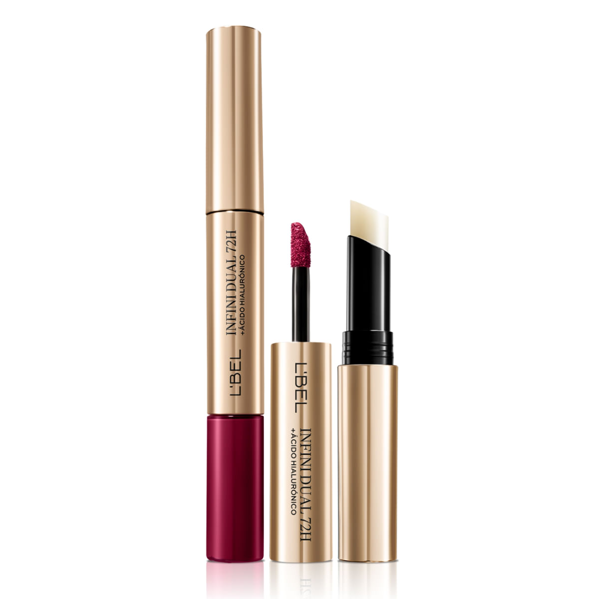 Labial triple poder Infini Dual · Color: Vin Mora