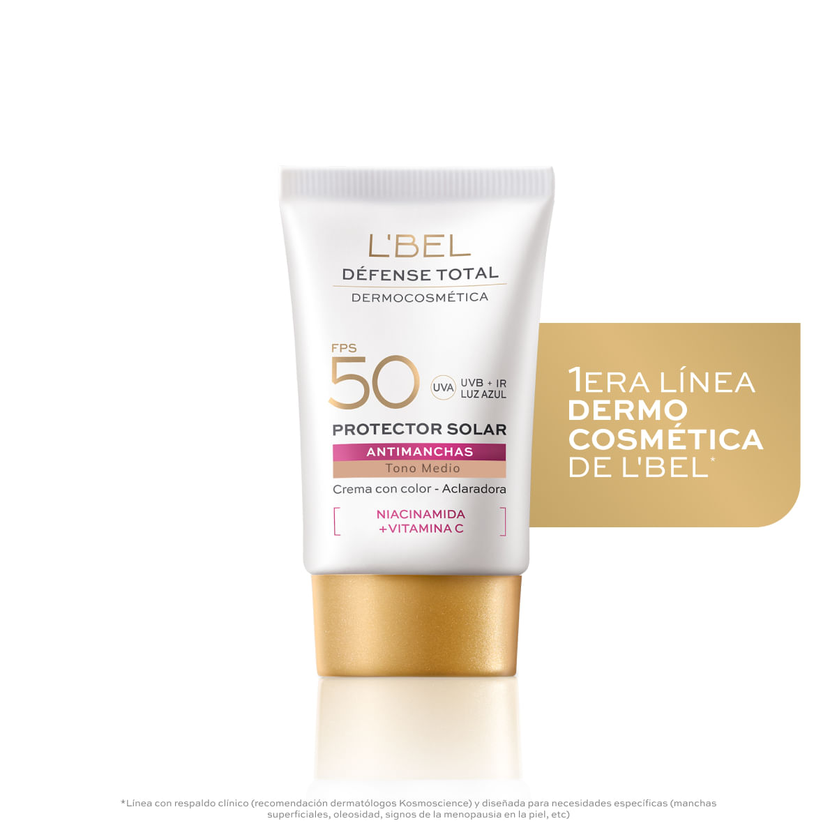 Protector Solar Facial con Color Défense Total Anti-Manchas